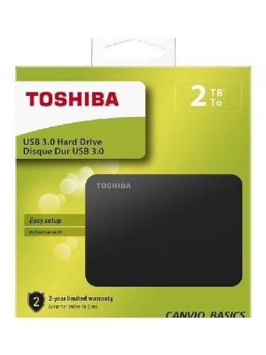 Toshiba 2TB External Hard Drive USB 3.0