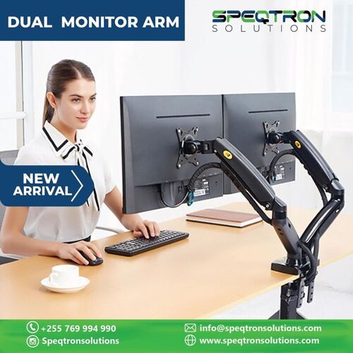 DUAL MONITOR ARM