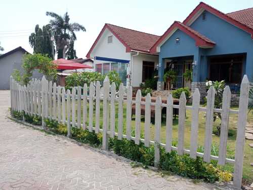 White Colored Plastic Planks