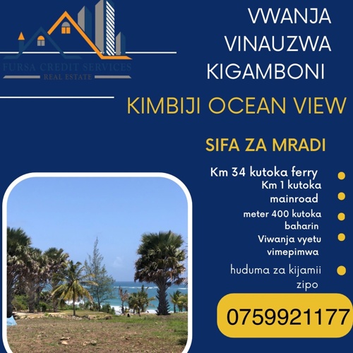Kigamboni, Kimbiji Ocean View