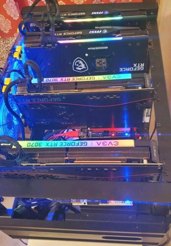 Mining Rig For cryptocurrency mining