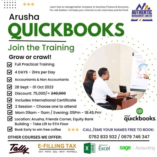 QUICKBOOKS TRAINING