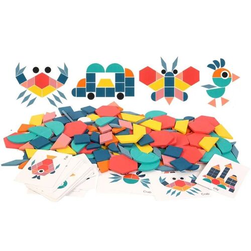 128 Pieces Colorful puzzle