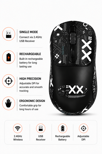 Wireless Rachargeable Mouse