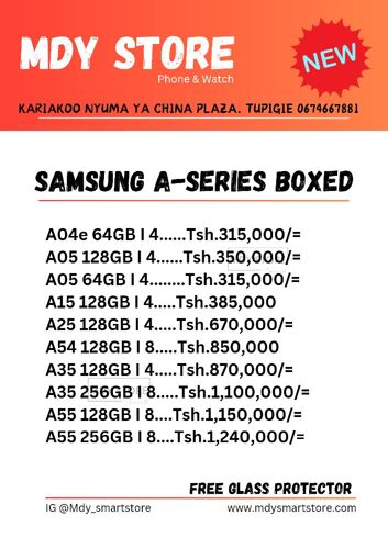 Samsung A series fullbox