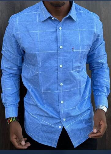 Men's windowpane Shirt
