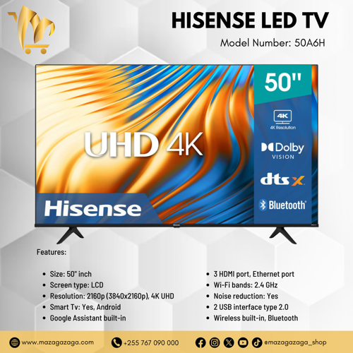 HISENSE TV-50A6H
