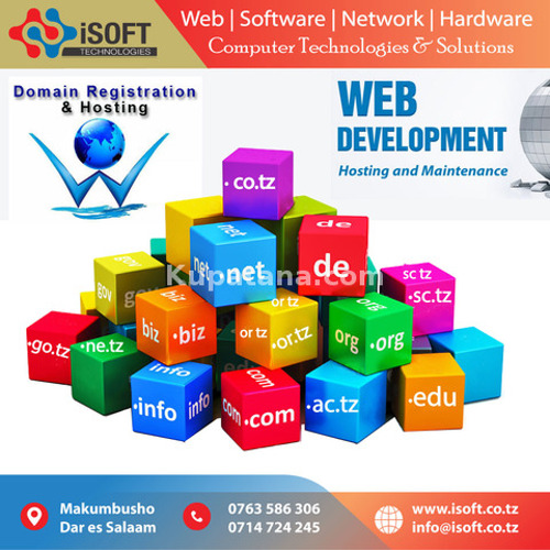 Domain Registration, Web Design, Web hosting