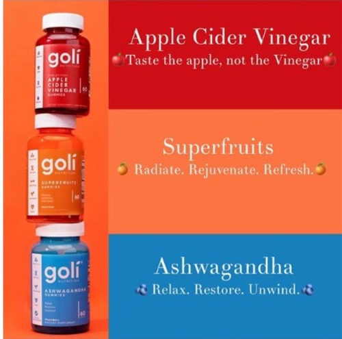 GOLI Apple Cider Vinegar gummies vitamins