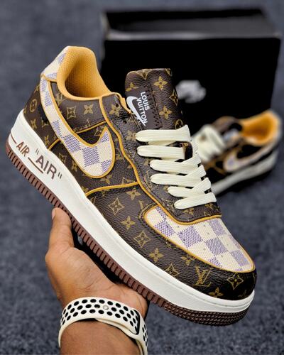 LV-AF1 Monogram Brown Damier