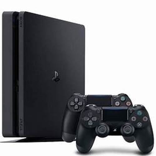 PS4 SLIM + 4 CONTROLLERS