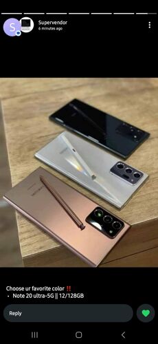 Samsung note20 ultra 5G 
