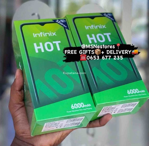 Infinix HOT 10i —> [2GB | 32GB], 6000MAH | FREE QUALITY GIFTS