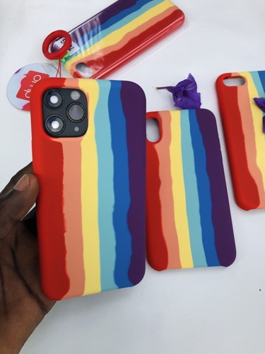 iPhone Rainbow silicone case