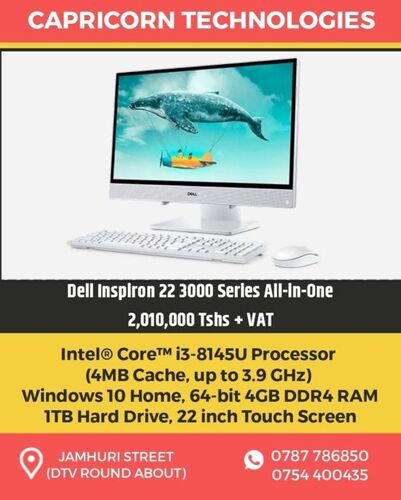 DELL INSPIRON 22-3000 ALL IN ONE DESKTOP PC- 22”