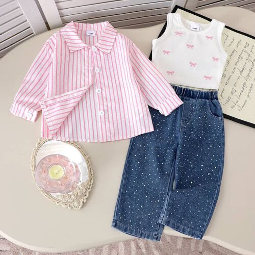 JEANS PANTS, SHIRT & VEST