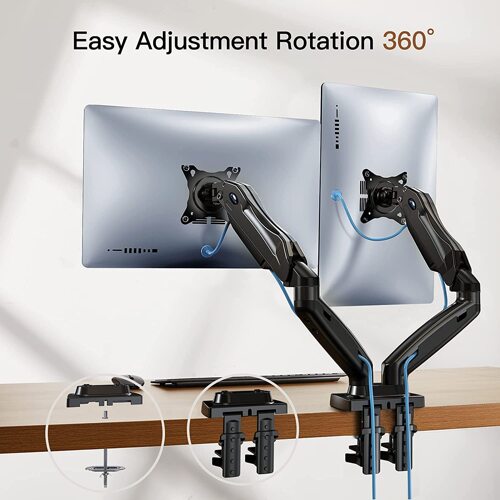 Dual Monitor Stand for 13 to 27 inch Screens