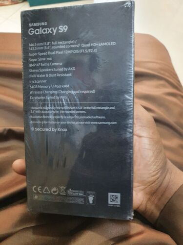 Samsung S9 Full Boxed
