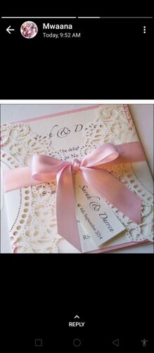 Kadi za Harusi / Wedding Cards