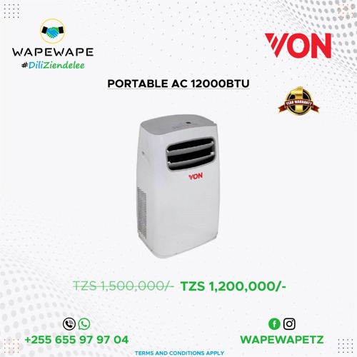VON Portable AC 12000 BTU