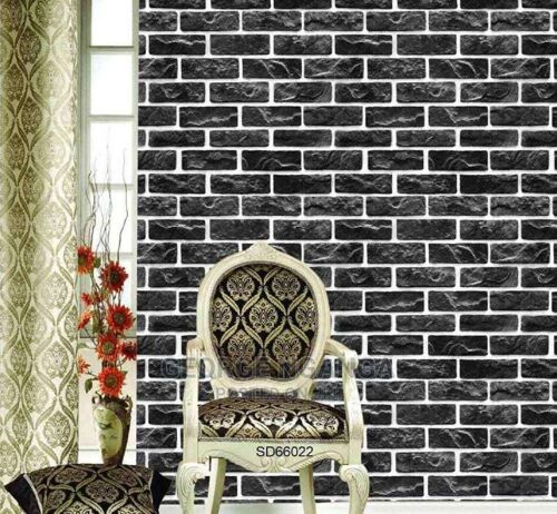 Black Brick Wallpaper 