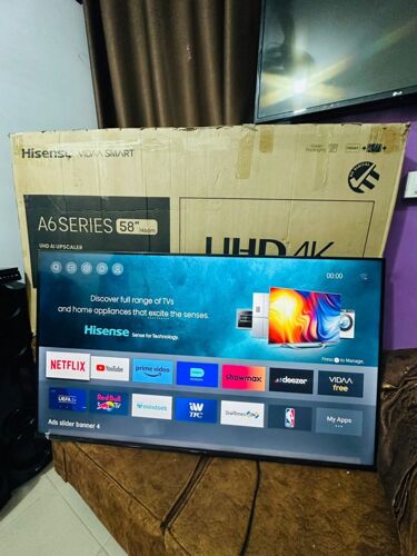 Hisense smart 4k Tv inch 58