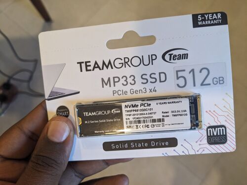 TeamGroup MP33 512GB NVME SSD