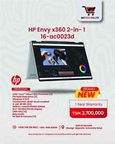 Hp envy x360 2 in 1