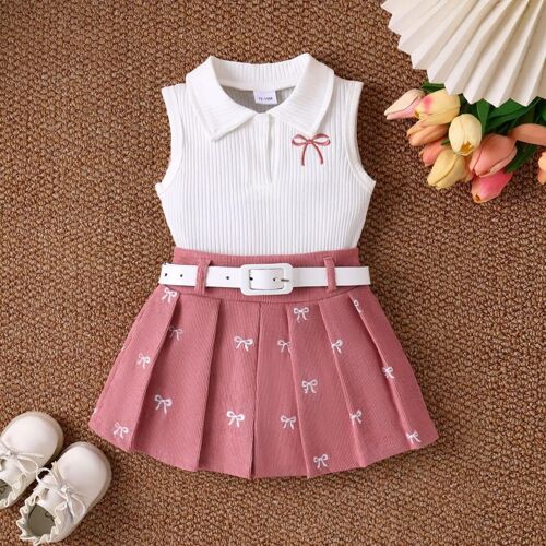 SKIRT & BLOUSE + BELT
