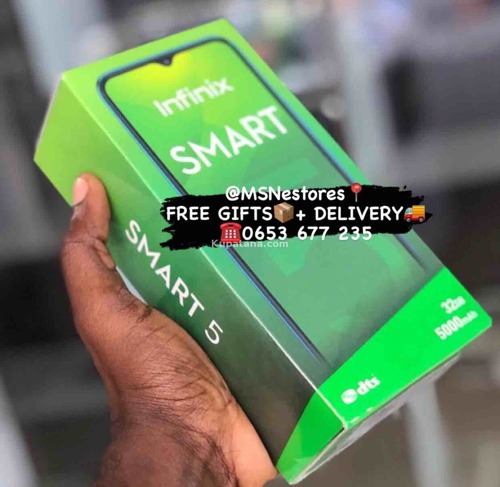 Infinix SMART 5 —> 8MP-2GB/32GB-3G-(Dual Sim)- Free Gifts