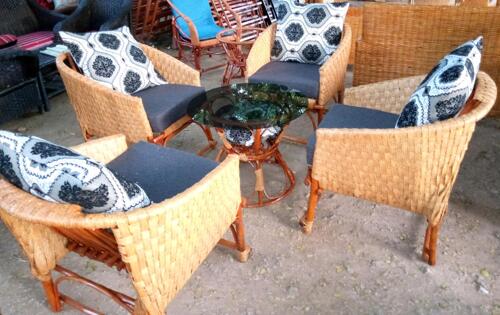 Yekeyeke woven chairs