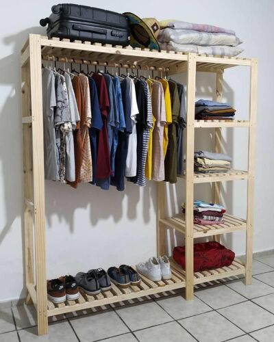 wooden closet 