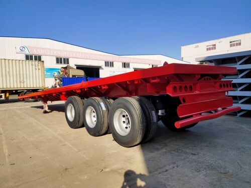 Flatbed semi trailer 