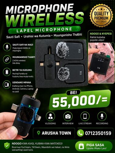 WIRELESS LAPEL MICROPHONE 
