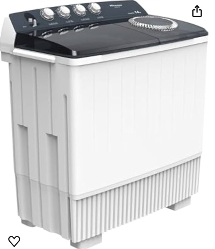 Hisense 14 Kg Twin Tub Semi