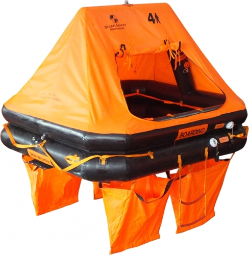 Life raft boat yacht rescue