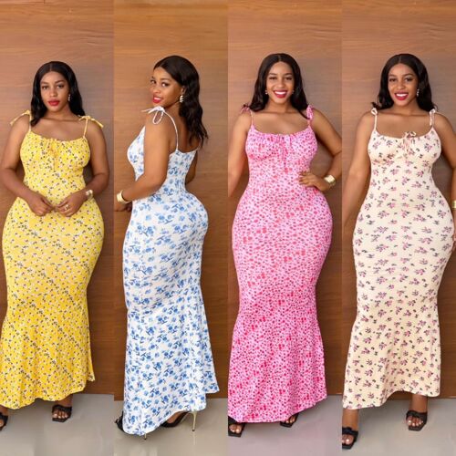 floral spaghetti straps dress 
