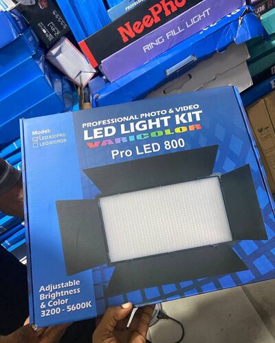 Led 800 video light kit