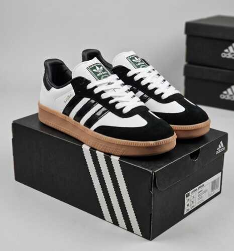 Samba Satin (Black/White)