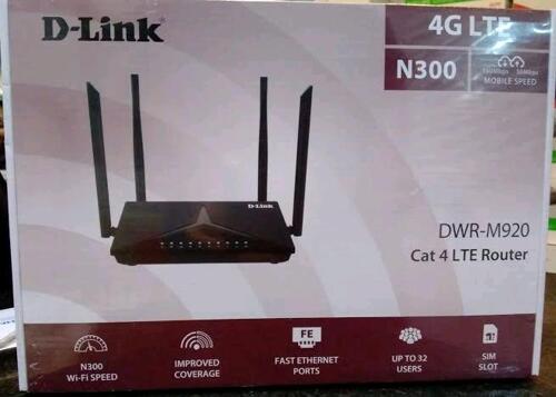 DLink DWR-M920 4G sim card N300 LTE Router