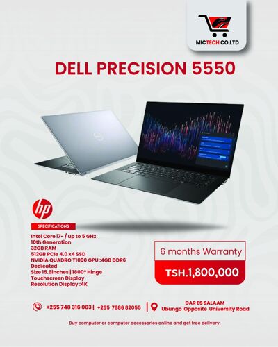 Dell precision 5550