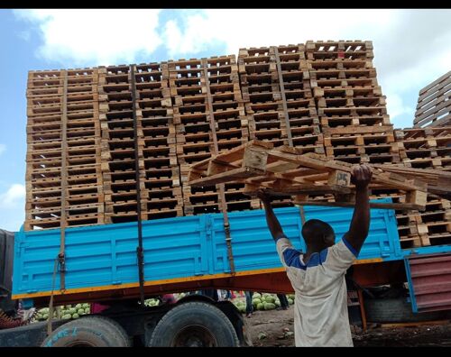Wooden pallets 