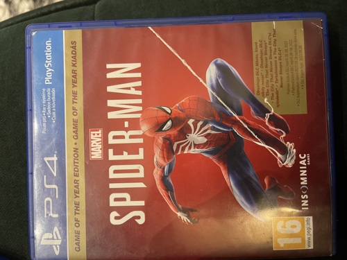 Spiderman ps4 cd