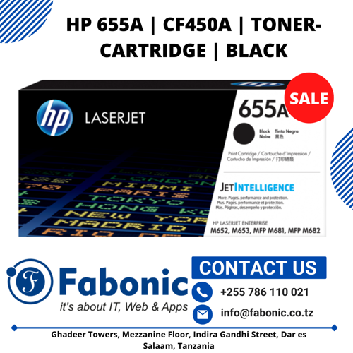 HP 655A Toner Cartridge-Black