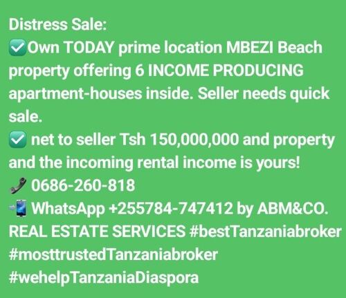 MBEZI BEACH COMPOUND 