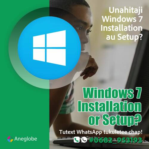 Windows Installation (Kupiga Windows)  Tanzania