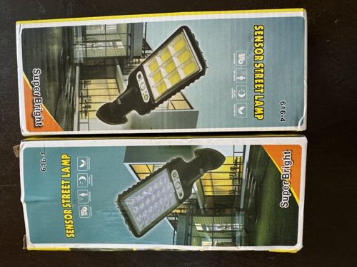 Street solar lights 