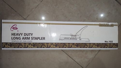 Heavy duty long arm stapler