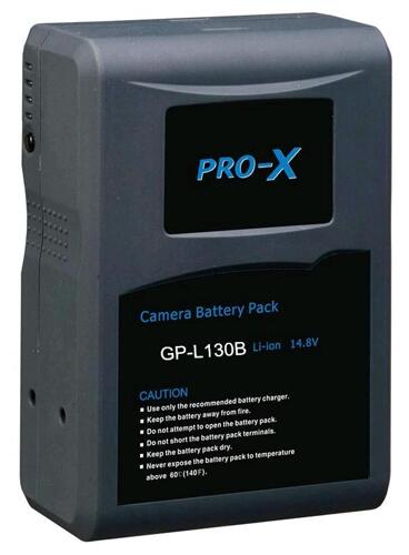 Pro-X GP-L130B 130WH Battery V-Lock Mount