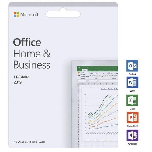 Microsoft Office Home and Business 2019 Download 1 Person Compatible on Windows 10 and Apple MacOS